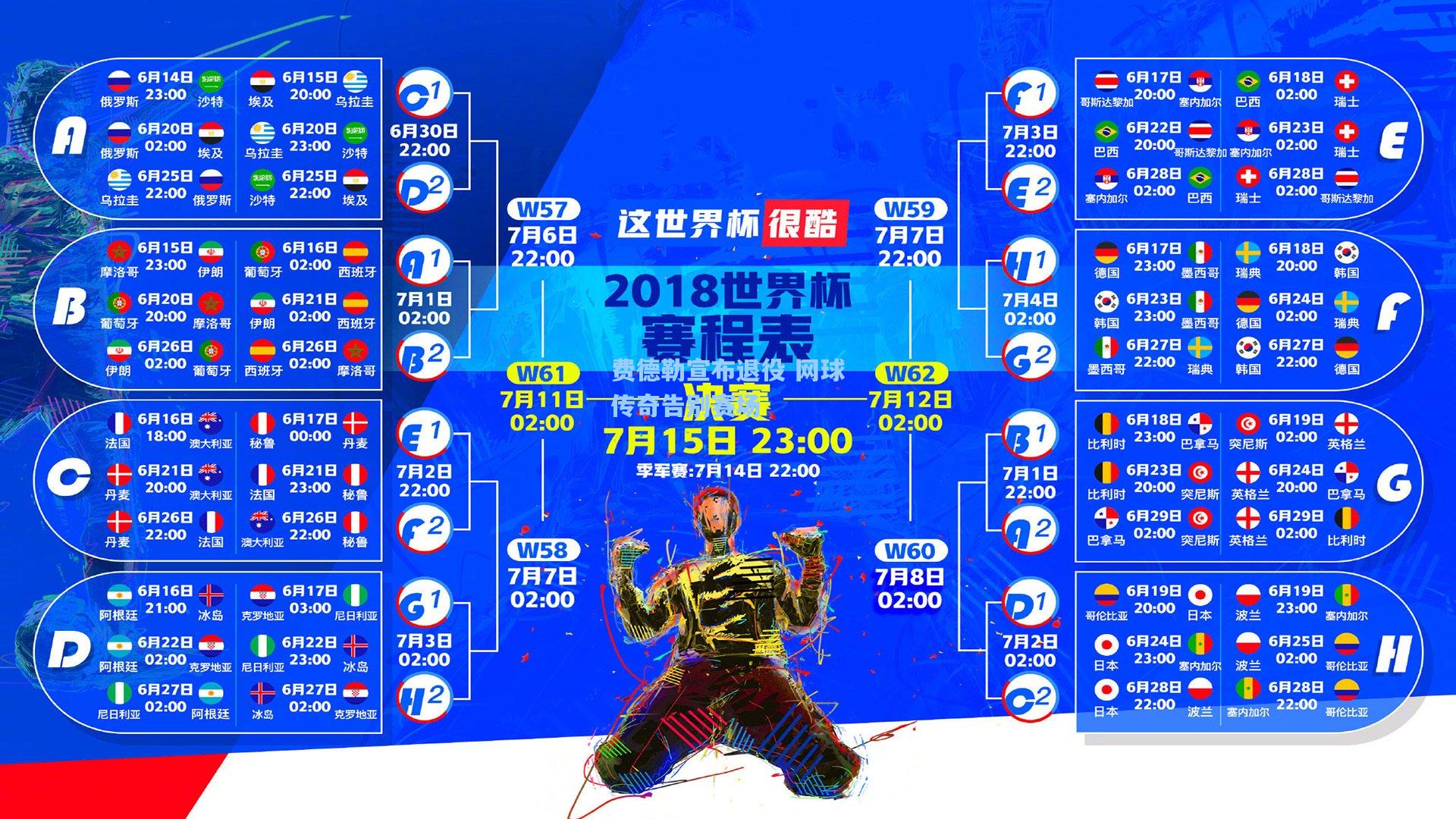 费德勒宣布退役 网球传奇告别赛场