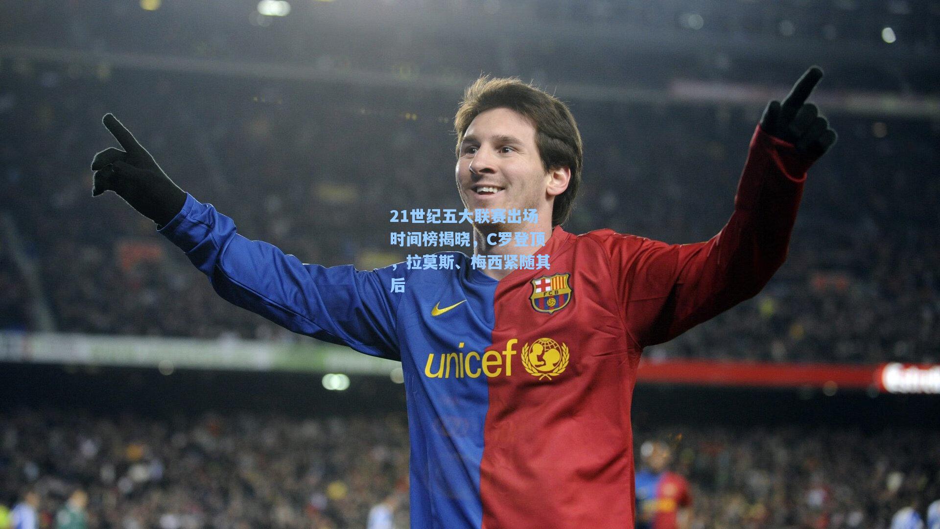 21世纪五大联赛出场时间榜揭晓，C罗登顶，拉莫斯、梅西紧随其后