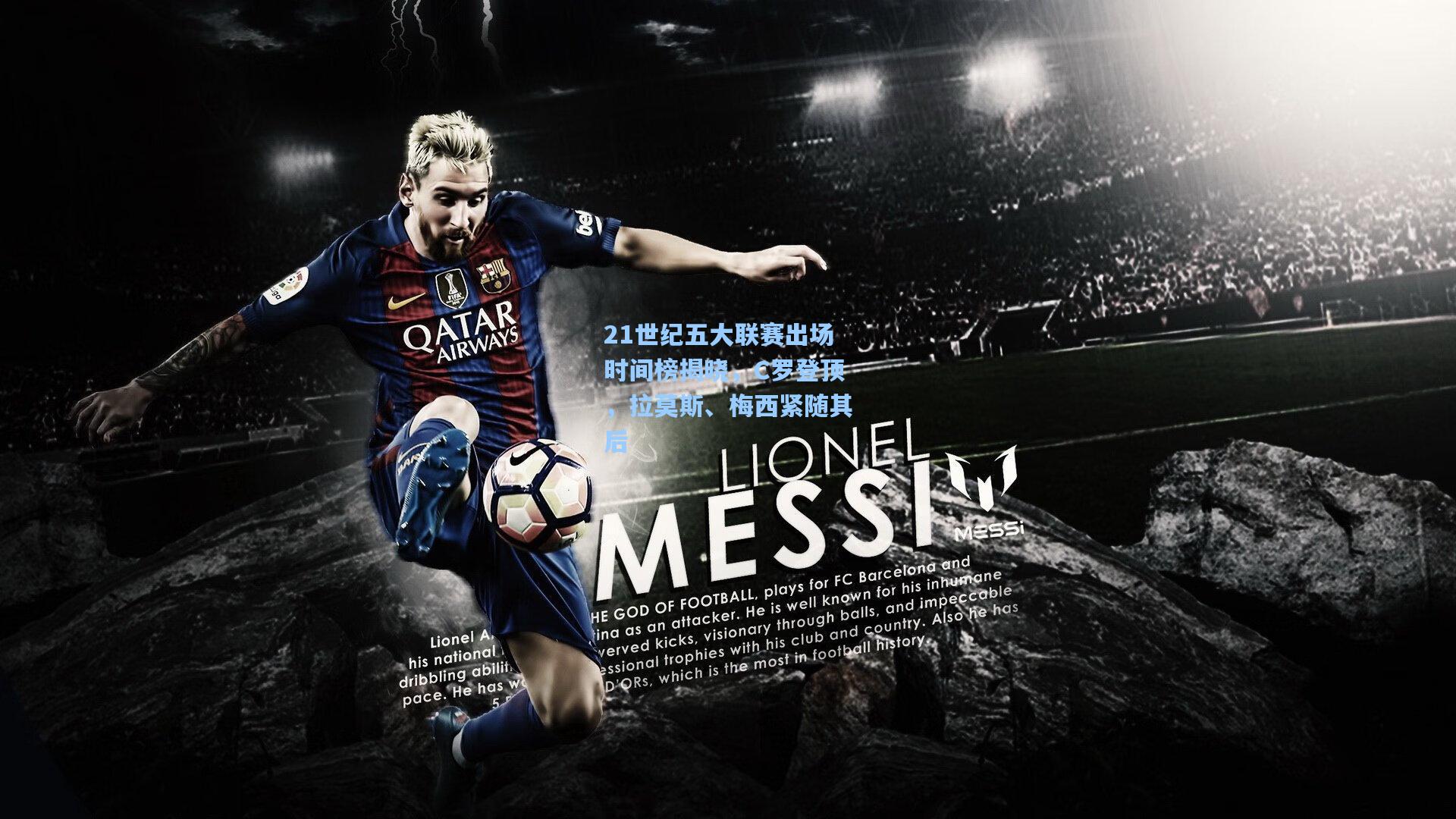 21世纪五大联赛出场时间榜揭晓，C罗登顶，拉莫斯、梅西紧随其后